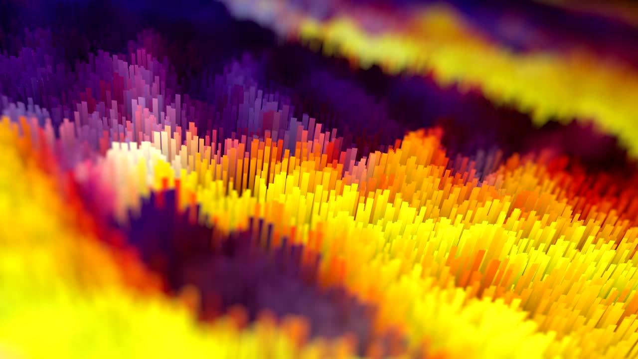 fondo texturizado abstracto en bucle de 4k con profundidad de campo