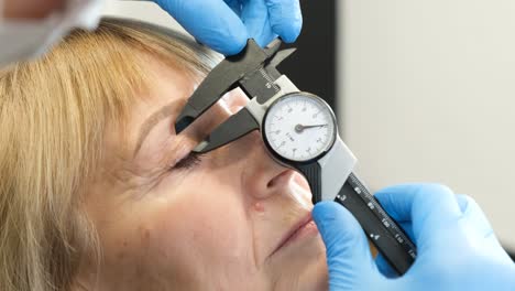 facial measurement procedure