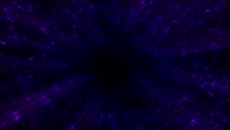 fly in space with stars 4k