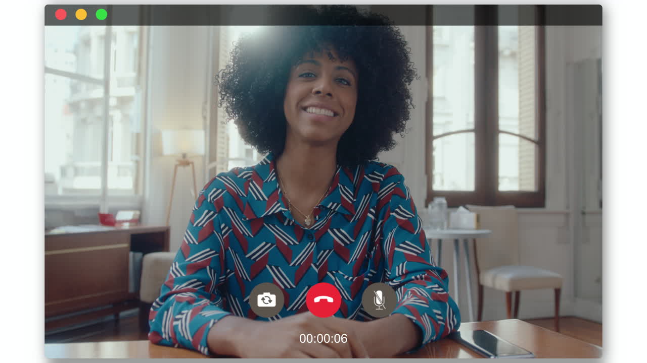 POV Female Therapist Giving Online Consultation