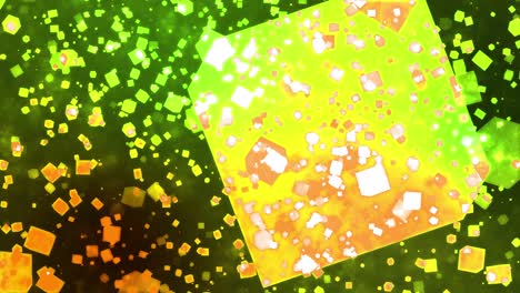 cube floating particle animation motion graphics