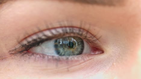 female, blue eye and blond girl, close up