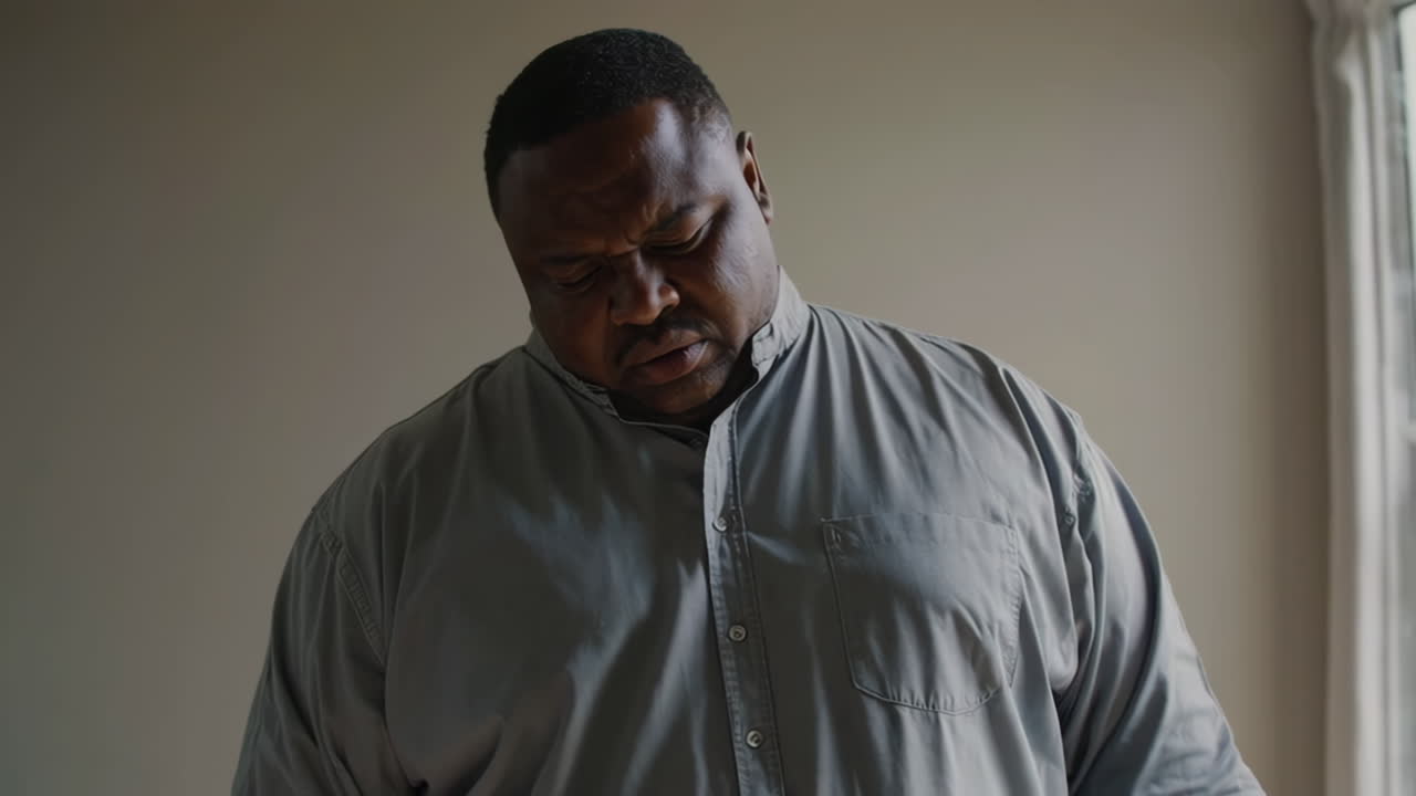 hombre experimentando incomodidad