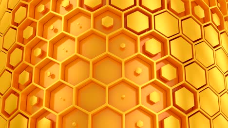 el fondo de los hexágonos