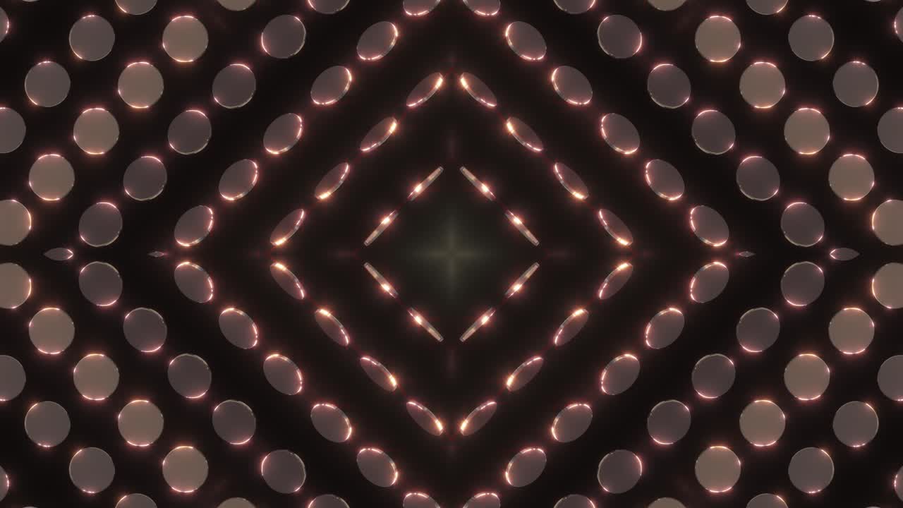 Motivo geometrico circolare astratto con riflessi luminosi