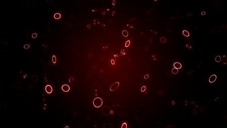 partículas de polvo abstracto luz bokeh títulos de movimiento bucle de fondo cinematográfico