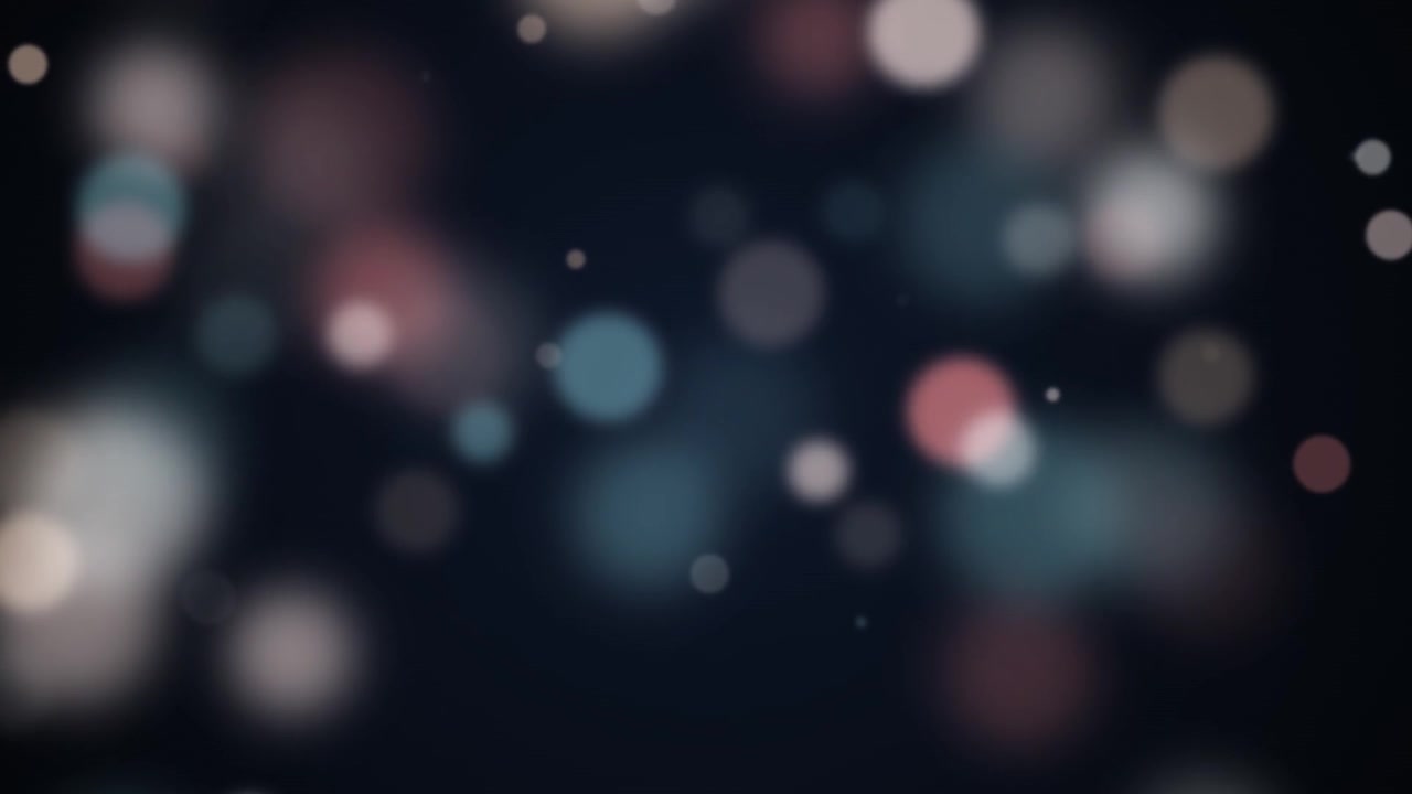 Sfondo Astratto con Particelle di Luce Bokeh Soffuse Fluttuanti