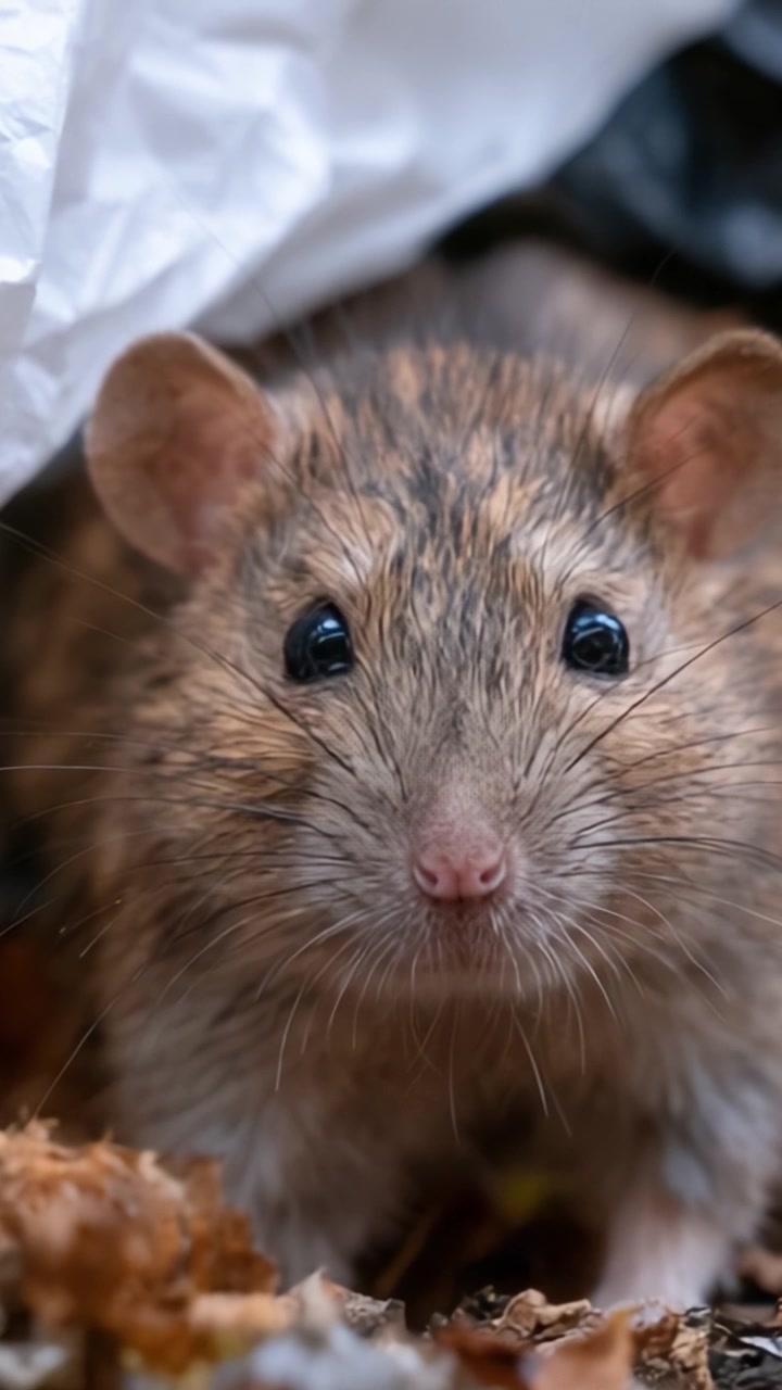 Uno Sguardo Intimo a un Roditore Curioso che Esplora il Suo Habitat, Catturando l'Essenza delle Creature Più Piccole della Natura nel Loro Ambiente Naturale