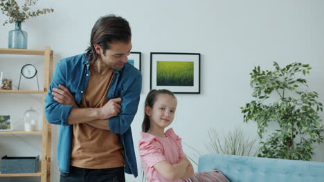 father and daughter portrait