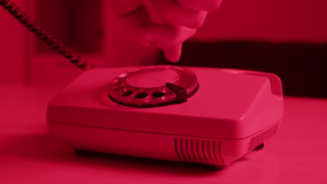 retro vintage phone, a yellow rotary telephone is displayed on a wooden desk, adding a nostalgic touch