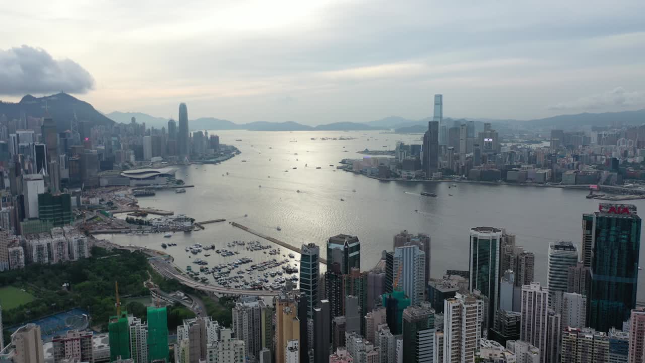 27 de junio de 2019 vista panorámica de hong kong