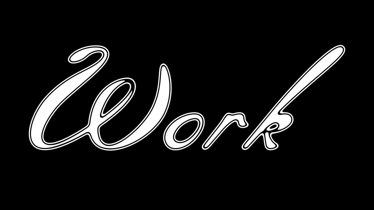 el trabajo. las imágenes de bucle tienen resolución de 4k.