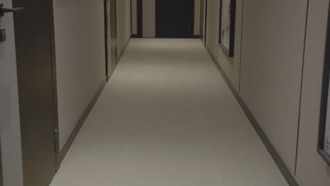 modern apartment hallway