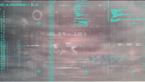 animation of interface with scanner and blue processing data