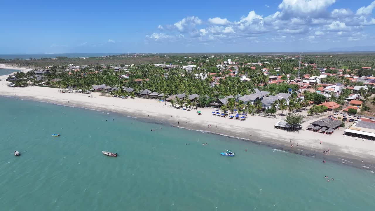Barra Grande At Cajueiro Da Praia In Piaui Brazil. Beach Landscape. Nature Seascape. Vacations Destinations. Barra Grande At Cajueiro Da Praia In Piaui Brazil. Summer Travel