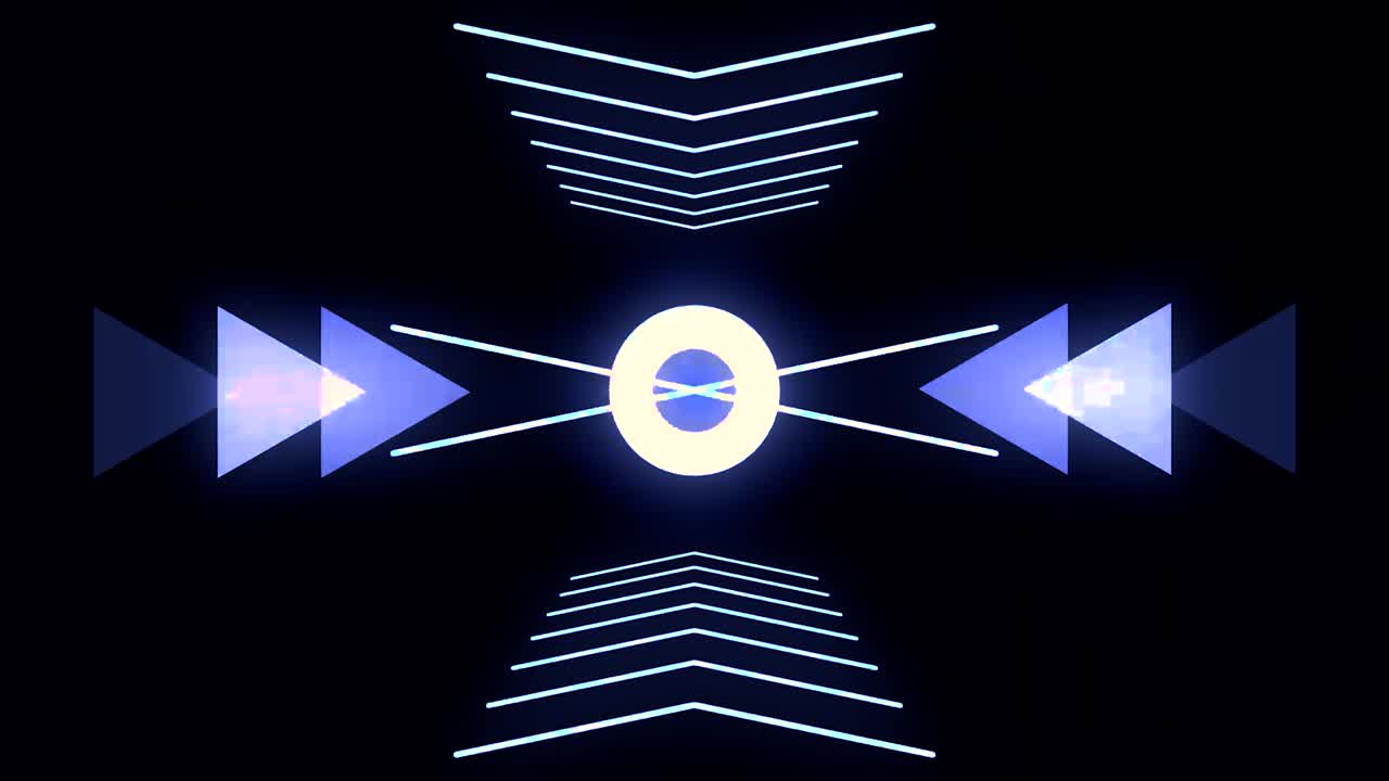 jugador de música abstracto con elementos ui