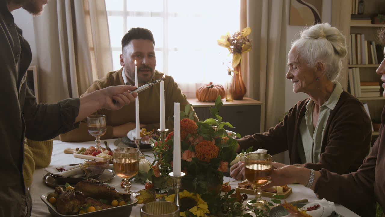 Family Thanksgiving Dinner Celebration