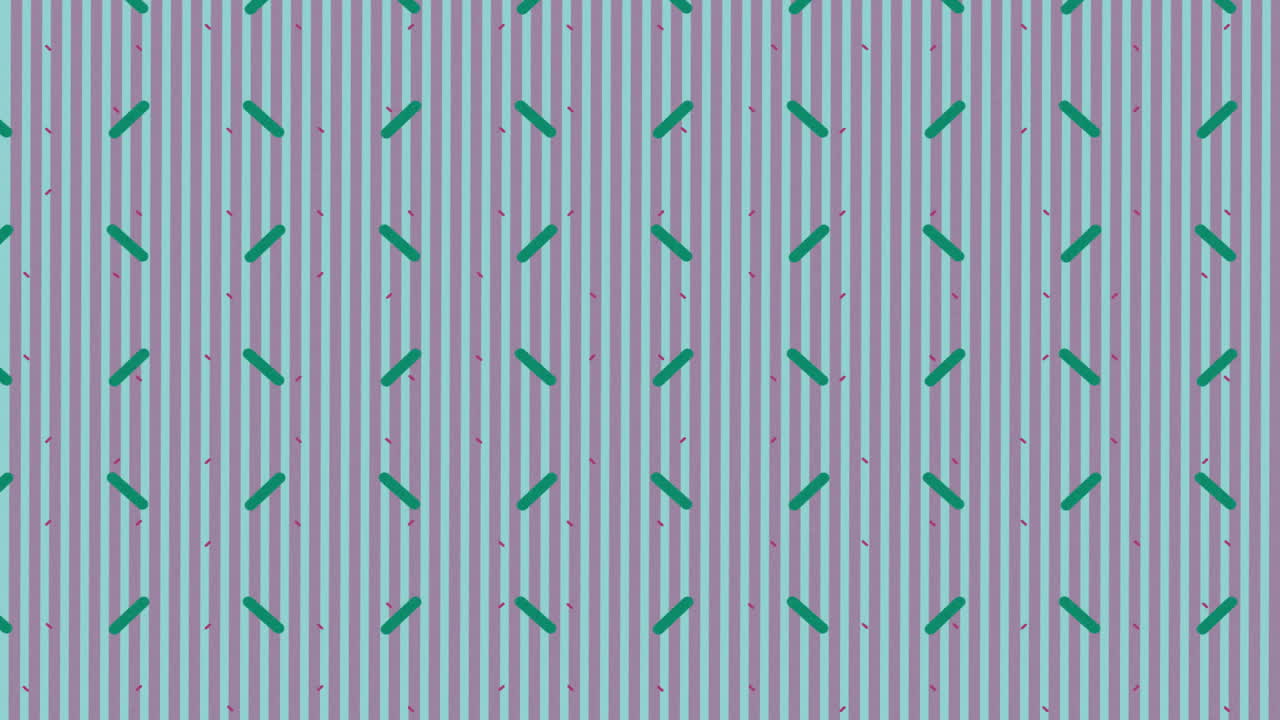 추상적인 모양의 줄의 레트로 최면 운동의 애니메이션