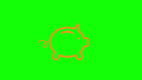 pig-money-box-icon-loop-animation-with-alpha-channel,-transparent-background,-ProRes-444