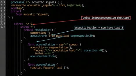 exploring acoustic signal processing: analyzing code snippets for voice recognition and feature extraction techniques
