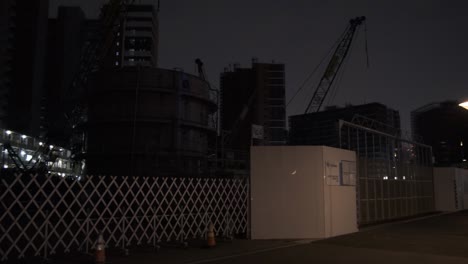 tokyo harumi redevelopment area night view 2022 june