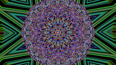 fondo de partículas holográficas de moda de ciencia ficción geométrica de varios colores