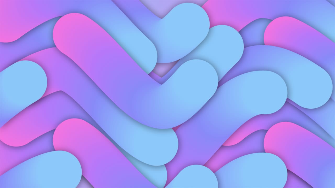 fondo abstracto animado. gradiente colorido fondo de movimiento abstracto geométrico con rayas de zig zag. bucle sin costuras. animación de video ultra hd 4k. imágenes de formas en movimiento en colores azul y rosa