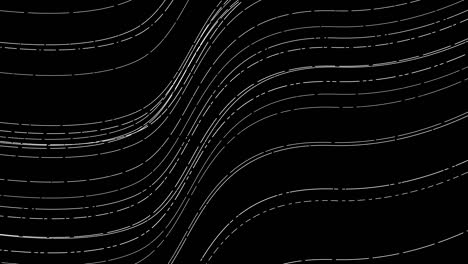 abstract white line curve motion background.dash lines moving with alpha channel