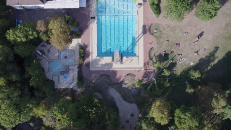 public pool in braunschweig, germany