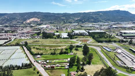 Tocancipa-race-track-drone-dolly-shot