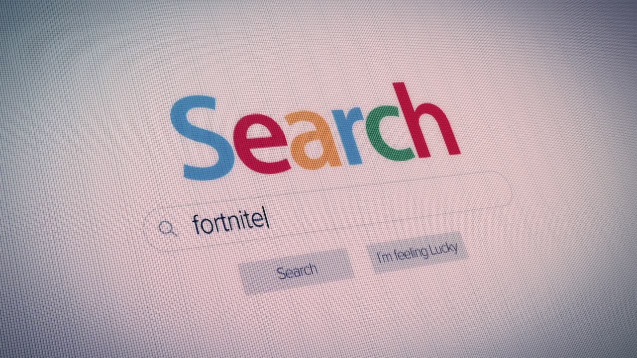 Digitare Fortnite nel browser, cliccando cerca