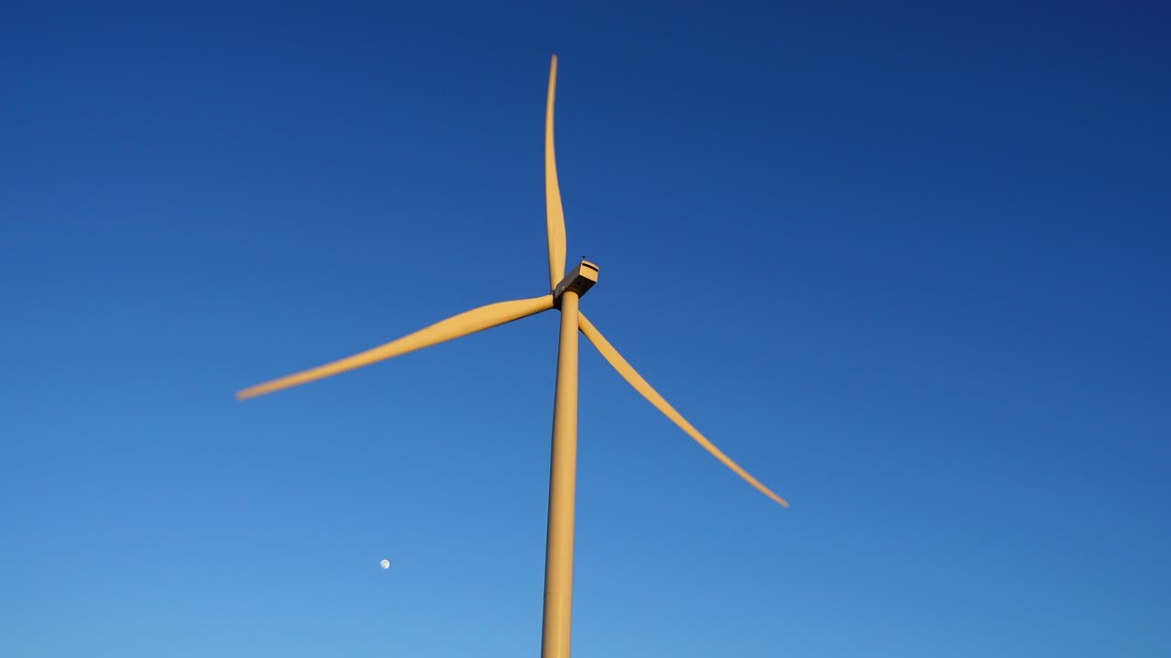 Mulino a vento. Parco eolico. Turbina eolica