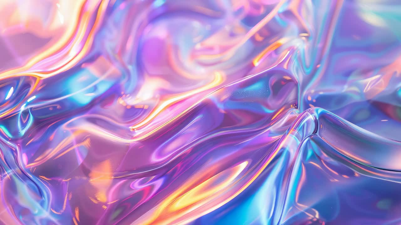 추상적인 홀로그래픽 액체 예술