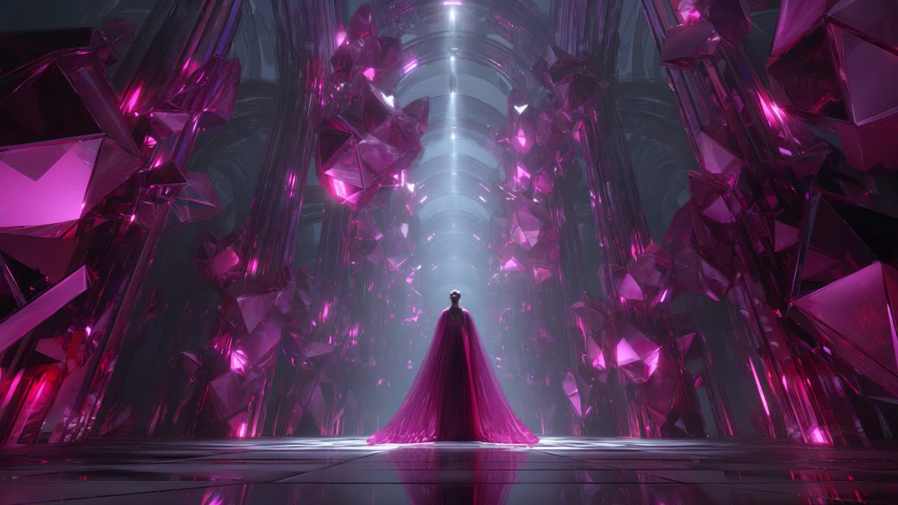 Woman in Crystal Hall