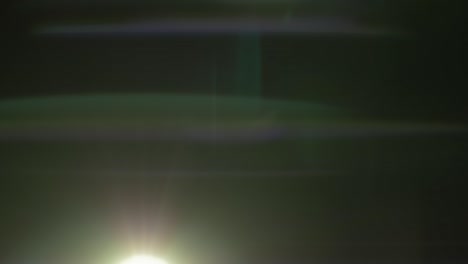 real anamorphic flares and light transition