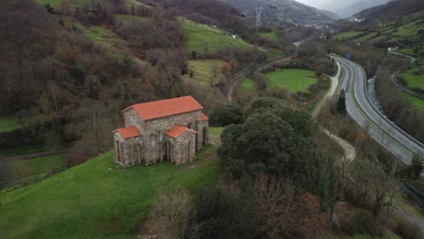 church of santa cristina de lena oviedo, asturias spain.