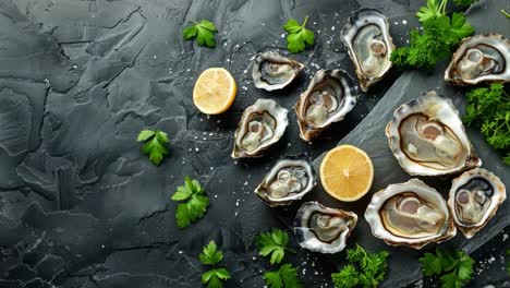 Fresh Oysters with Lemon and Parsley