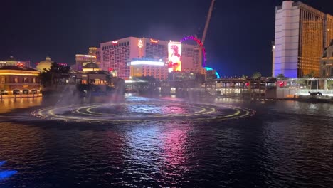 Slow-motion-of-the-Bellagio-fountain-in-Las-Vegas-Nevada