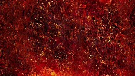 fusión. fondo de fuego de tiza. arte. ilusión de vidrio del movimiento material. abstracción. bucle.