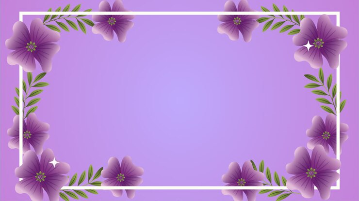 beautifull flowers garden frame animation