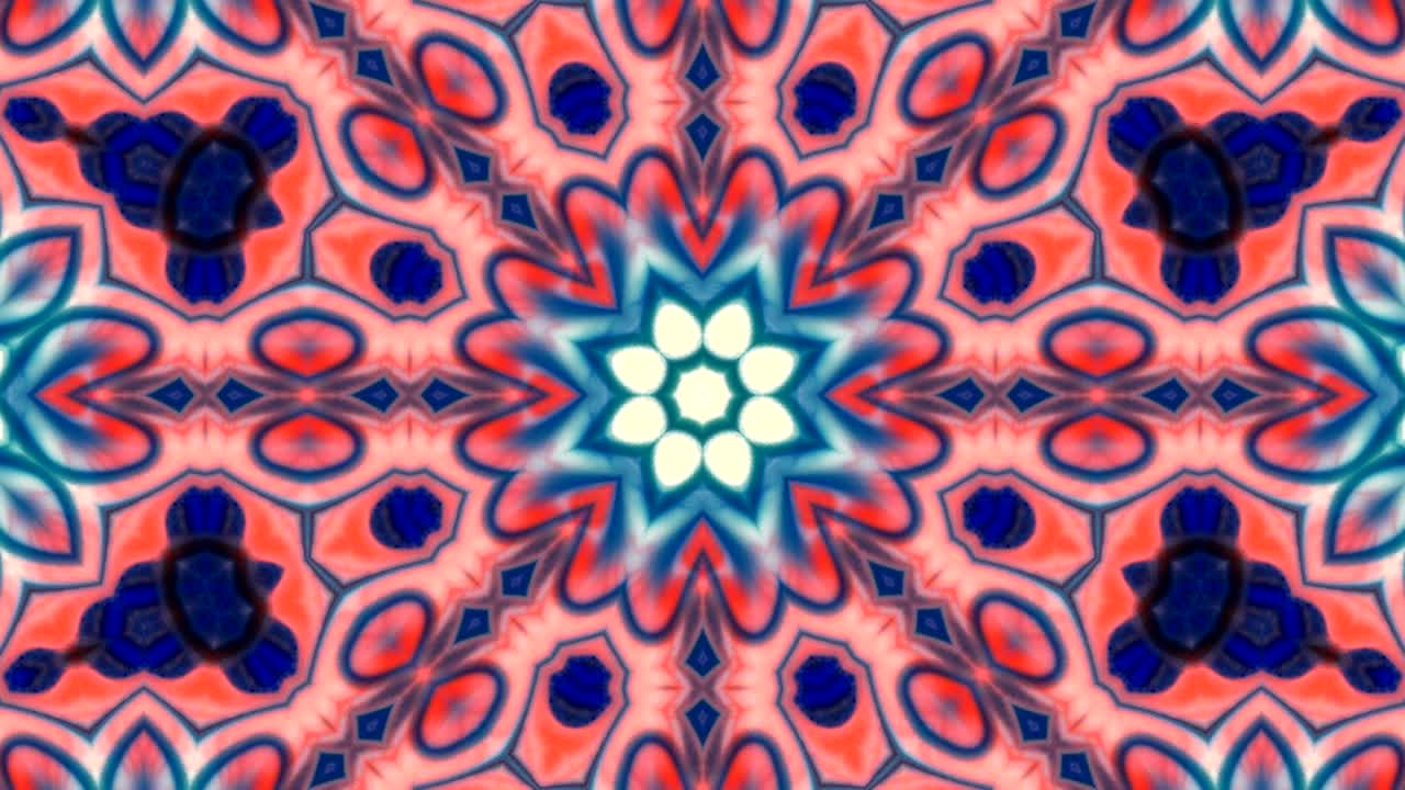 movimiento de fondo de kaleidoscopio abstractamente colorido