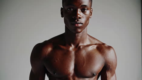 Portrait of a muscular man