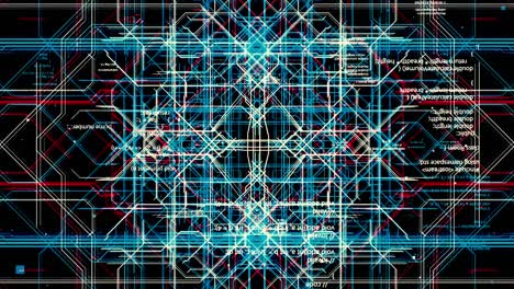 abstract digital network art