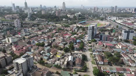 Skyline-Von-Nairobi,-Kenia