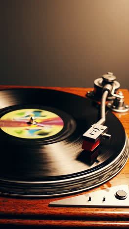 reproductor de discos de época