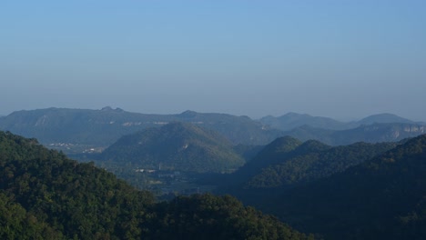 Punto-De-Vista-Del-Parque-Nacional-Khao-Yai,-Dong-Phayayen,-Lapso-De-Tiempo