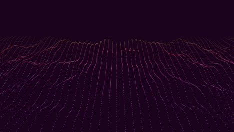 Neon-abstract-audio-waves-pattern-on-black-gradient