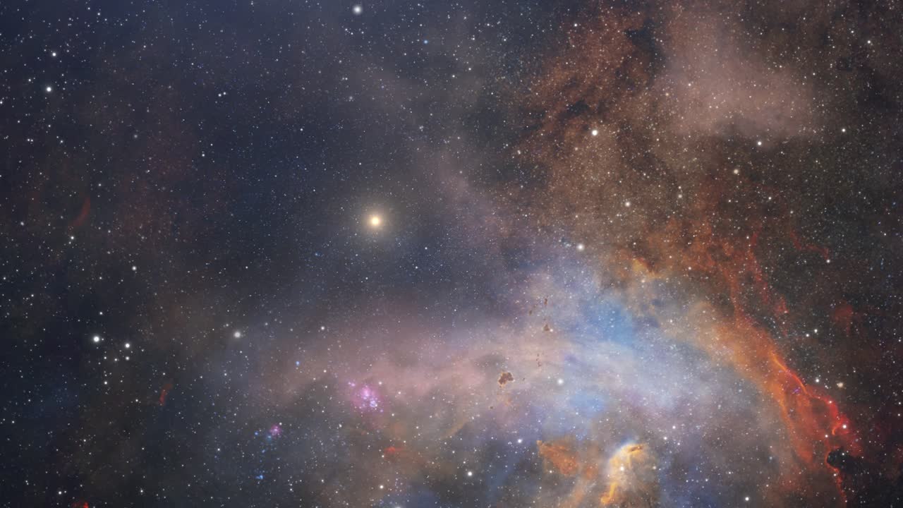 cosmos, nebulae and stars in the universe