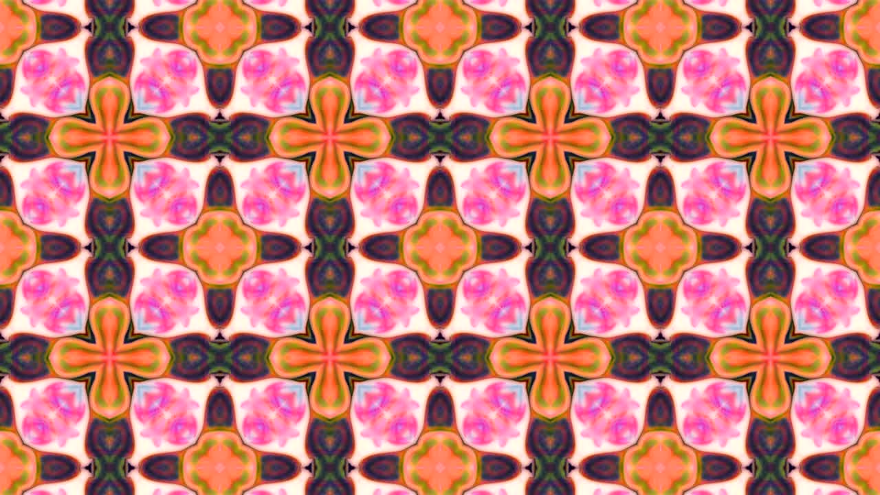 movimiento de fondo de kaleidoscopio abstractamente colorido