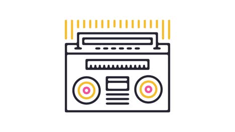 music player icon animation